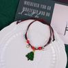 Nuevas Pulseras Navideñas Más Vendidas al por Mayor Dulce Regalo de Papá Noel Joyería Pulseras Transfronterizas Pequeños Regalos para Mujeres