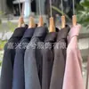 10% cachemira 90% lana, bata larga de lana de doble cara con cinturón, ropa para mujer