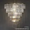Adereços de casamento multi-camada lâmpada de cristal lustre de gelo pingente de acrílico coreano estilo casamento auditório palco decoração do teto