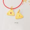 Novo Sand Gold High Color Devil's Eye Pendant Pequeno Pingente Deslizante Mão-tecido frisado Acessórios Spot Atacado