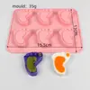 9 moldes de silicone de grau alimentício em formato de flor diferentes para chocolate, doces, gelatina, gelatina, sabonete artesanal DIY