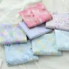 Algodón 40 Hilos Popelina Lindo Dibujo Animado Pequeño Floral Impresión Digital Tela para Ropa Infantil