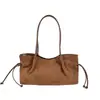Bolso casual de gran capacidad transfronterizo para mujer, nuevo bolso de hombro de color liso a la moda, bolso de moda 2026 para ir al trabajo y de ocio