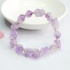 Pulsera de Amatista Natural Guan Yu Nueve Cuentas de Fuego Púrpura Joyería de Piedras Preciosas Fábrica Venta al por Mayor Dropshipping S4033001
