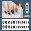 Unhas postiças estampadas curtas, médias e longas direto da fábrica, usando armadura, produtos acabados embalados, atacado para amostras de mapa, podem ser personalizadas