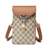 Bolsa para Celular Touchscreen Feminina 2024 Verão Nova Chegada Bolsa Transversal de Ombro Moda Bolsa Pequena Vertical Bolsa Feminina