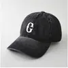 Gorra de Béisbol de Mezclilla Bordada con Letra de Primavera para Hombres y Mujeres, Gorra de Pato Versátil a la Moda y Casual para Proteger del Sol