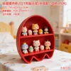Decoração de Casa de Bonecas com Laço 3D Modelo de Armário Suporte de Exibição Multicamadas Brinquedo Bule Camada de Exibição de Perfume Prateleira de Exibição em Camadas
