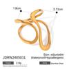 Anillos Exagerados Europeos y Americanos de Acero Inoxidable Jingqiao, Anillos de Lujo Ligero y de Alta Gama, Joyería Transfronteriza, Accesorios de Mano de Acero de Titanio que No se Desvanecen