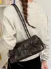 Bolso de axila de moda de nicho para mujer de gran capacidad, nuevo modelo de principios de otoño de 2026, alto valor estético, bolso cuadrado pequeño de un solo hombro de color sólido