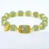 Pulsera de Cubos de Azúcar de Semilla de Loto Pulsera de Cubos de Azúcar Hecha a Mano Pulsera Popular de Transmisión en Vivo Transfronteriza de Tiktok Suministro