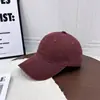 Gorra de béisbol vintage lavada de estilo coreano, relajada, para mujer, bordado de mini letra R, copa suave, visera curva, look casual para el día a día