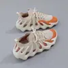 Tênis Polvo para Mulheres, Novo Modelo de Verão, Malha Fly-Knit, Color-Blocking, Tênis de Corrida Respiráveis, Tênis 450 Volcano Coconut para Mulheres
