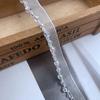 Nuevas Cuentas de Cristal Blancas y Negras de 5 mm Gasa con Cuentas Hecha a Mano con Encaje de Perlas de Imitación Accesorios Decorativos de Encaje para Ropa DIY
