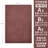 Libreta de piel de oveja A5 de fábrica, libreta de registro de reuniones B5, diario de negocios, libreta personalizada al por mayor