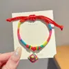 Pulsera de Hilo Rojo de Bebé de Dibujos Animados 2026 Nuevo Estilo Bendición Pequeño Zongzi Pulsera Estilo Chino Festival del Bote del Dragón Hilo de Cinco Colores Ajustable Venta al por Mayor