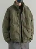Americana Transfronteriza Cuello Alto Pan Moda Marca Tendencia Moda Ropa de Algodón Invierno Holgada Alta Calidad Engrosada Cálida Ropa de Algodón Chaqueta Chaqueta Acolchada de Algodón