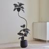 Lámpara de jardinería nórdica de lujo para sala de estar interior, maceta grande de alta gama, lámpara de lujo biónica, adornos de plantas de árbol falso, simulación verde