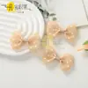 Punto de Polka Multicolor Hilo de Gasa Poliéster Algodón Lazo en la Cintura DIY Accesorios de Tela Bolsos Zapatos Accesorios de Ropa Accesorios para el Cabello Al por Mayor