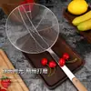 Mango de Madera Maciza de Tres Pulgadas Línea Reforzada Fuga Acero Inoxidable No Magnético Fritura Fuga Hogareño Olla Caliente Colador Cuchara para Pescado y Fideos Red de Drenaje Fuga