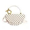 Bolso Portátil Transfronterizo de Lunares, Nuevo Bolso de Hombro Versátil de Moda para Mujer, Bolso Cruzado Exquisito de un Solo Hombro, Bolso Cuadrado Pequeño