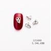 Accesorios de Manicura Transfronterizos Nuevos Productos de Manicura de Aleación Cruz Amor Perla Metal Manicura Pegatinas de Diamantes para Uñas Venta al por Mayor
