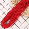 Cuerda tejida de poliéster-algodón de 3 mm en varios colores, disponible en stock, para manualidades DIY, cordones redondos, accesorios de ropa y cordones para pants y sudaderas