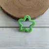 Pingente Estrela de Cinco Pontas Colorido Oco Pingente de Conta Acrílica Oca Chaveiro DIY Decoração de Bolsa