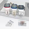 Accesorios Decorativos de Silicona para Apple Watch Transfronterizos Anillos Decorativos de Cobre Microincrustados Tachuelas Decorativas para Samsung Huawei
