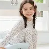 Nuevo Modelo 2026 Set de Ropa Interior Térmica Antibacteriana Sin Costuras para Niños, Ropa para el Hogar de Otoño e Invierno con Diseño Sin Costuras