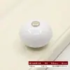 Manija de Puerta de Gabinete Rústica Transfronteriza, Manija de Cerámica Hecha a Mano, Pomo de Bola de Cobre, Manija Redonda de Agujero Único para Muebles de Gabinete, Armario, Cajón