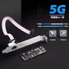 Tarjeta de Red 5G M.2 Caja Pequeña Escritorio Alta Velocidad Estable Pcie Rj45M2 Puerto Único 2.5g 1g Gigabit Tarjeta de Red