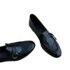 Mocasines de moda estilo británico con tacón grueso para mujer, nuevos zapatos versátiles retro para commuting otoño 2026 para mujer