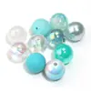 Cuentas Redondas de Acrílico de Múltiples Colores con Agujero Recto para Cadena de Teléfono Móvil DIY, Accesorios de Joyería, Bolígrafo con Cuentas, Cuentas Decorativas, Venta al por Mayor