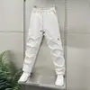 Pantalones de Trabajo para Hombre Casual Calle Alta Americana Hip Hop Holgados Adelgazantes Deportivos Paracaidistas Pierna Ancha Versátiles Pierna Recta Largos