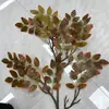 Folhas de Rosa com Espinhos Artificiais Folhagem de Outono Pendente de Parede Cachos Grandes de Cipós Galhos Finos Folhas de 7 Folhas Folhas de 9 Folhas Acessórios Folhas de Salgueiro Falsas Decorativas