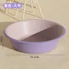 Balanza de plástico grande, gruesa y duradera para uso doméstico, adecuada para lavar ropa, lavar los pies y como tina pequeña para dormitorios de estudiantes.