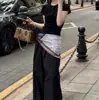 Bufanda de Seda de Alta Gama para Mujer, Bufanda Pequeña para el Cuello para Primavera y Otoño, Tacto de Algodón y Lino, Calentador de Cuello, Pañuelo Cuadrado Pequeño, Nuevo Estilo Elegante Japonés