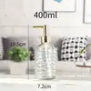 Botellas de Champú Coloridas al por Mayor, Botellas Dispensadoras de Vidrio Tipo Prensa, Botellas de Gel Antibacterial de Alto Valor, Botellas Vacías, Botellas de Gel para Ducha