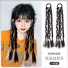 Trenzas de Boxeo Cola de Caballo Alta Cabello Largo de Mujer Trenzas Falsas Chica Dulce y Fresca Rastas Trenzas Largas Mechas Trenzas Retorcidas Peluca de Cola de Caballo Falsa