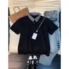 Camisa Polo de Manga Corta Patchwork Cuadros Estilo Americano Falso Dos Piezas para Hombre, Estilo Veraniego, Marca Trendy Genial Canalla, Camiseta de Hombro Real de Peso Pesado