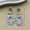 Pendientes populares de arcilla polimérica hechos a mano de Amazon, pendientes largos simples y elegantes para mujer, combinan con todo, venta al por mayor