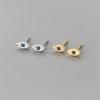 Pendientes de botón Naran 1 s925 plata de ley ojo incrustado de diamantes diseño de nicho 2022 nuevos pendientes de moda M02833