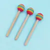 Instrumentos Musicales Orff Tambor Arcoíris Mazas Baquetas Esponja Mazas de Marimba Palos de Madera Mazas Afinación Diapasón Baquetas Venta al por Mayor