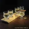 Copo de vinho pequeno criativo copo de vinho estilo europeu esculpido copo de shot copo de vidro copo de coquetel de uísque