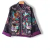 Nova Roupa Feminina Estilo Nacional Chinês Bordado Pesado Luxo Leve Jaqueta de Ponta Estilo Retro Old Money Cardigã de Ponta Top Primavera