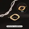 Temperamento Amor Aleación Accesorios para el Cabello Pinza de Primavera Elegante Adorno para la Cabeza de Mujer Hebilla de Rana Disco para el Cabello Clip Redondo Irregular
