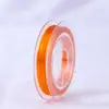 Corda Elástica Colorida Mini de Nylon 0,6mm DIY Artesanato de Miçangas Feito à Mão Material de Fio Redondo