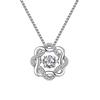Colgante Inteligente Octagonal de Diamante Celebridad de Internet Collar de Lujo Ligero Elegante Diseño de Nicho para Mujer Collar Sencillo Venta al por Mayor