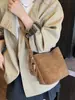 Bolsa Saco Versátil de Grande Capacidade Moda Comércio Exterior Transfronteiriço Bolsa Casual de Ombro para o Dia a Dia Feminina Bolsa Transversal Simples Retrô